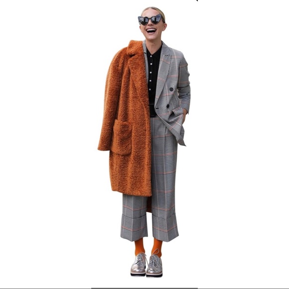 Halogen Tan Faux Teddy Coat - Picture 6 of 6